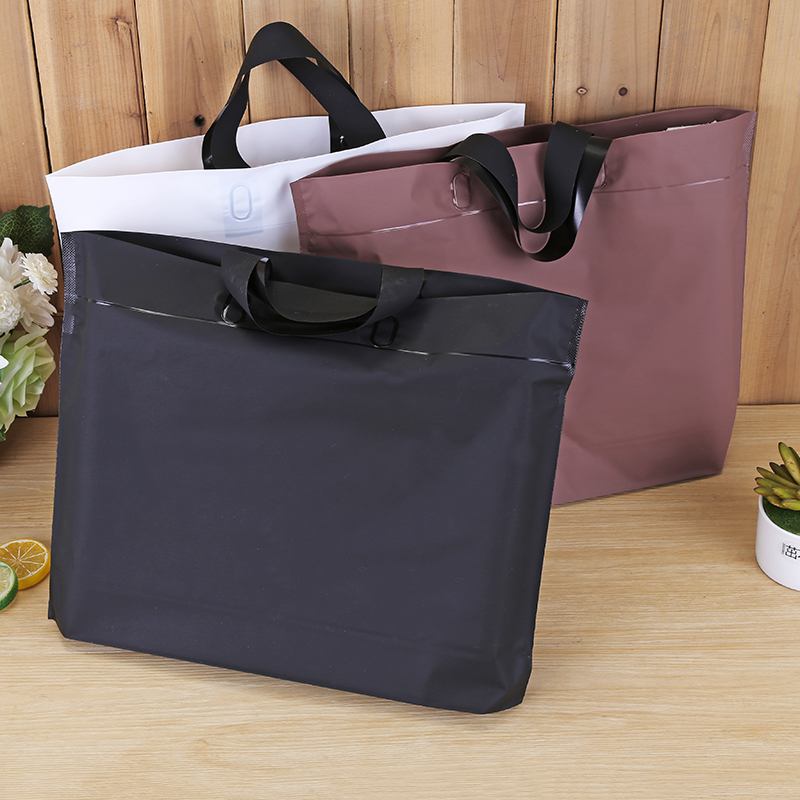 Wedding/Event Supply Store - 50pcs/lot Black Matte Plastic Bag Large
