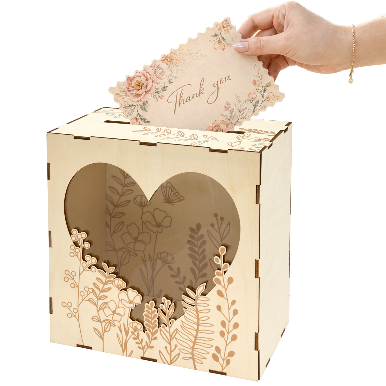 Wedding Card Box Wooden Weddin - огляд і ціна Wedding Card Box