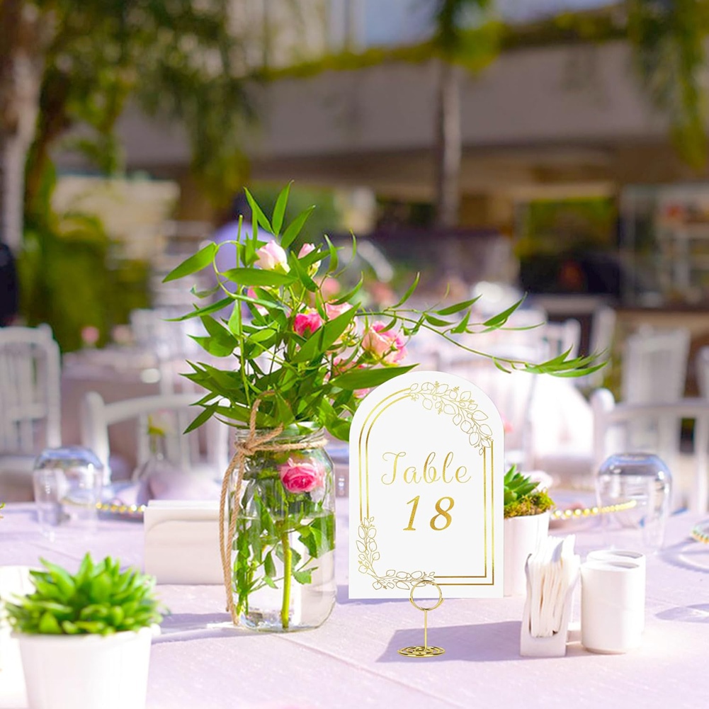 AT19-Wedding Table Number 1-20 - огляд і ціна Table Number Gold