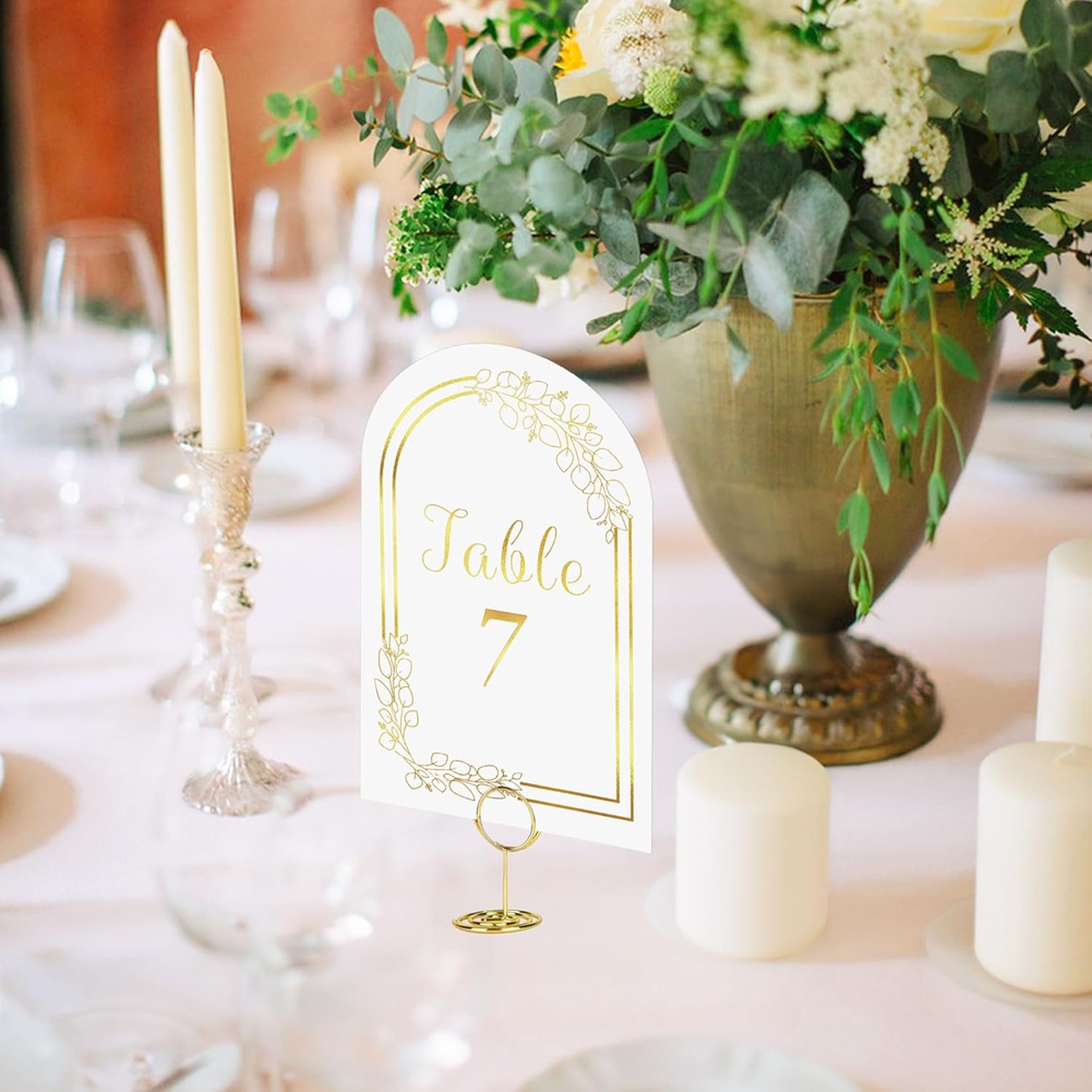 AT19-Wedding Table Number 1-20 - огляд і ціна Table Number Gold