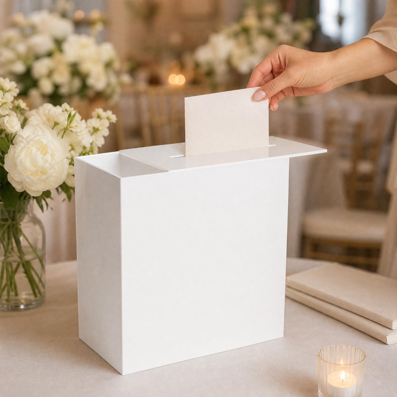 Acrylic Card Collection Box wi - огляд і ціна Wedding Card Box