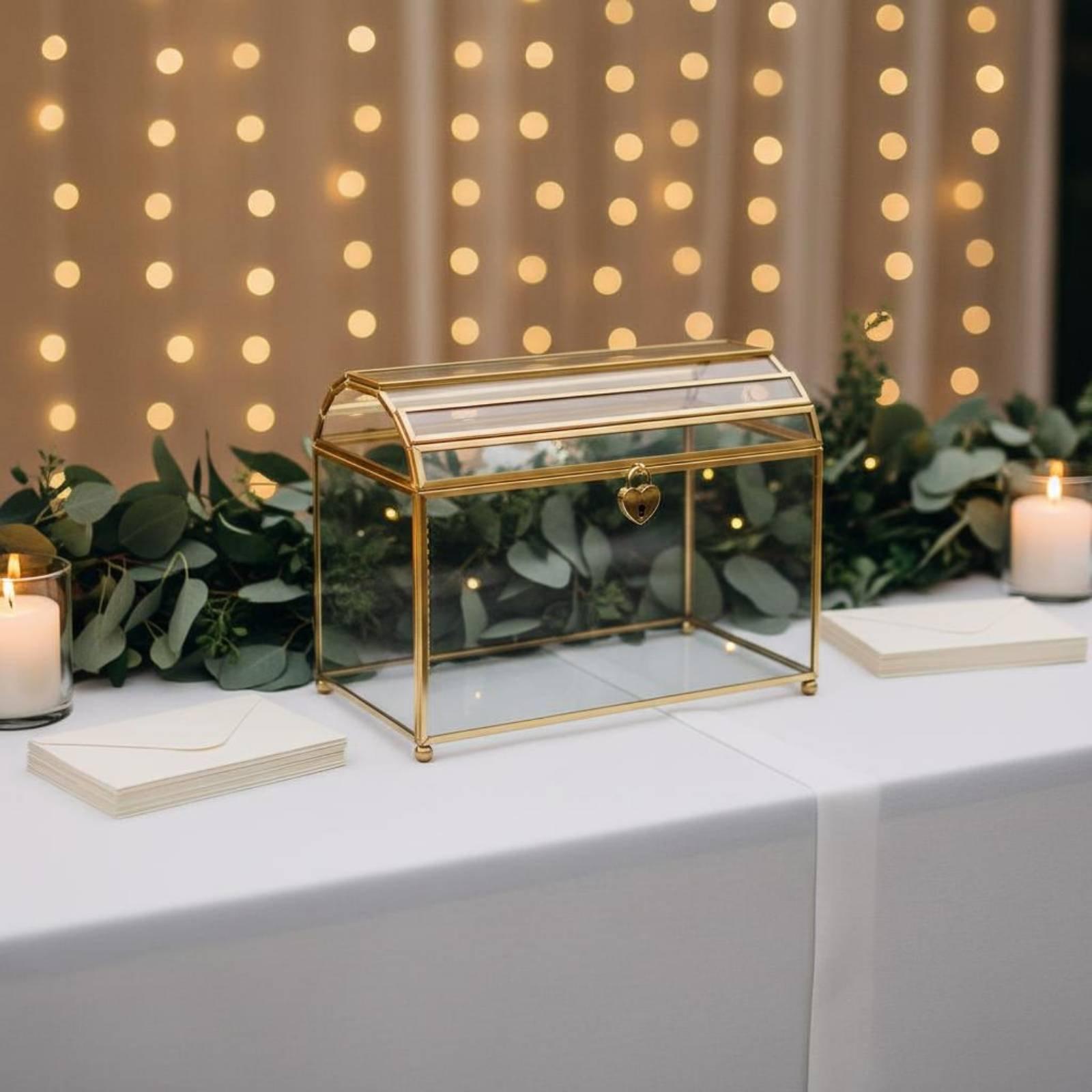 Transparent Card Box Wedding C - огляд і ціна Wedding Card Box