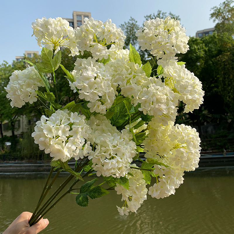 3pcs 4Head Hydrangea Wedding F - огляд і ціна Wedding Decor Supply Store