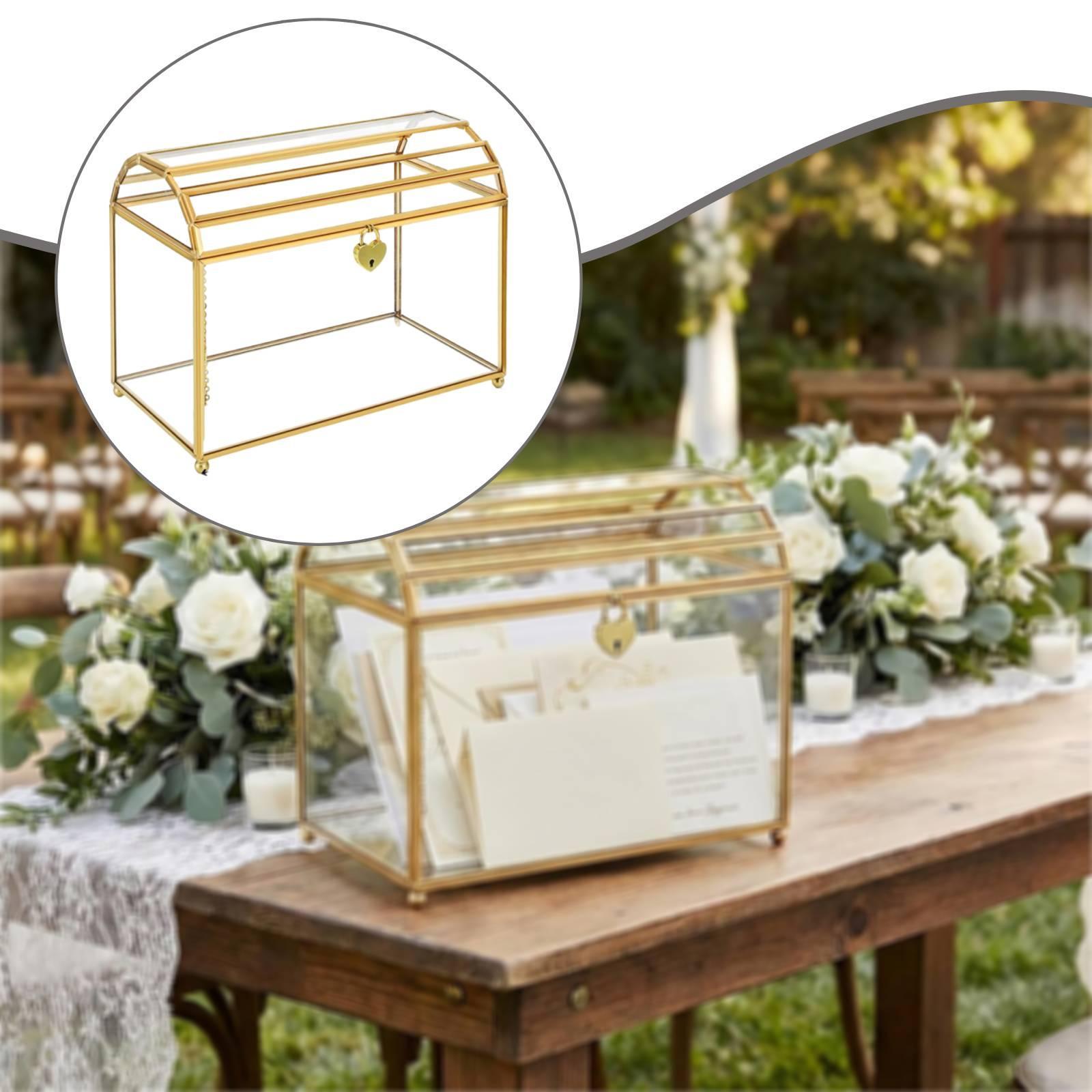Glass Wedding Card Box Storage - огляд і ціна Wedding Card Box