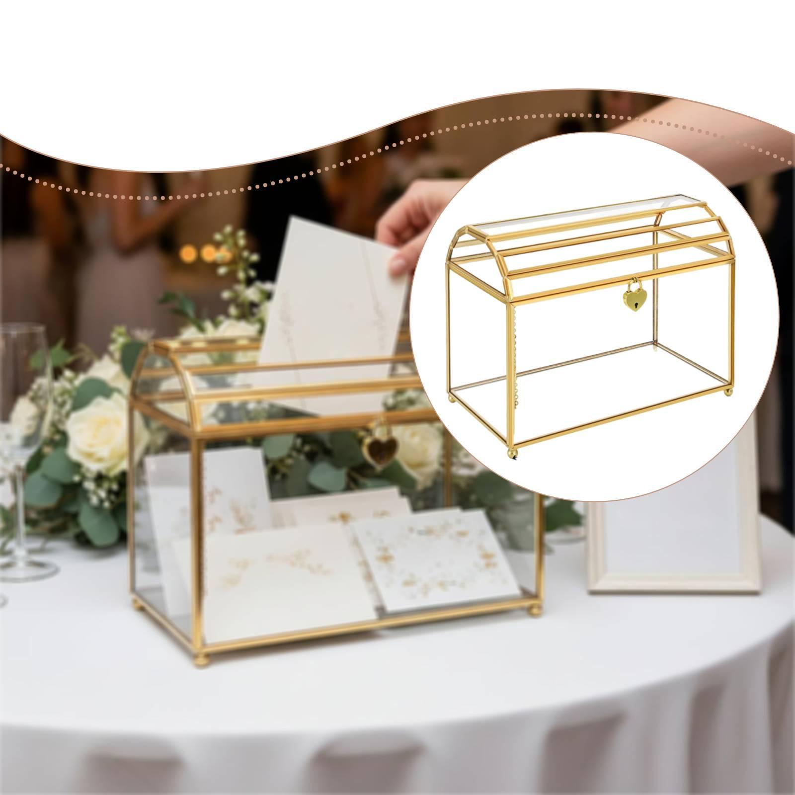 Glass Wedding Card Box Storage - огляд і ціна Wedding Card Box