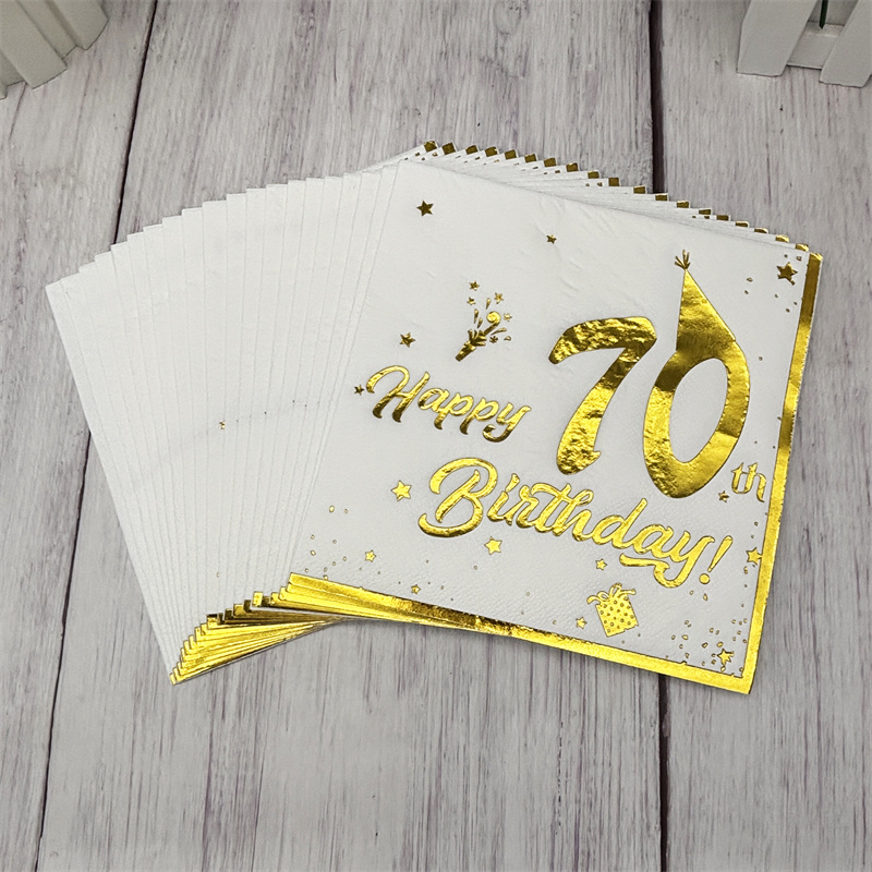 10Pcs Gold Happy 70th Birthday - огляд і ціна Table Number Gold