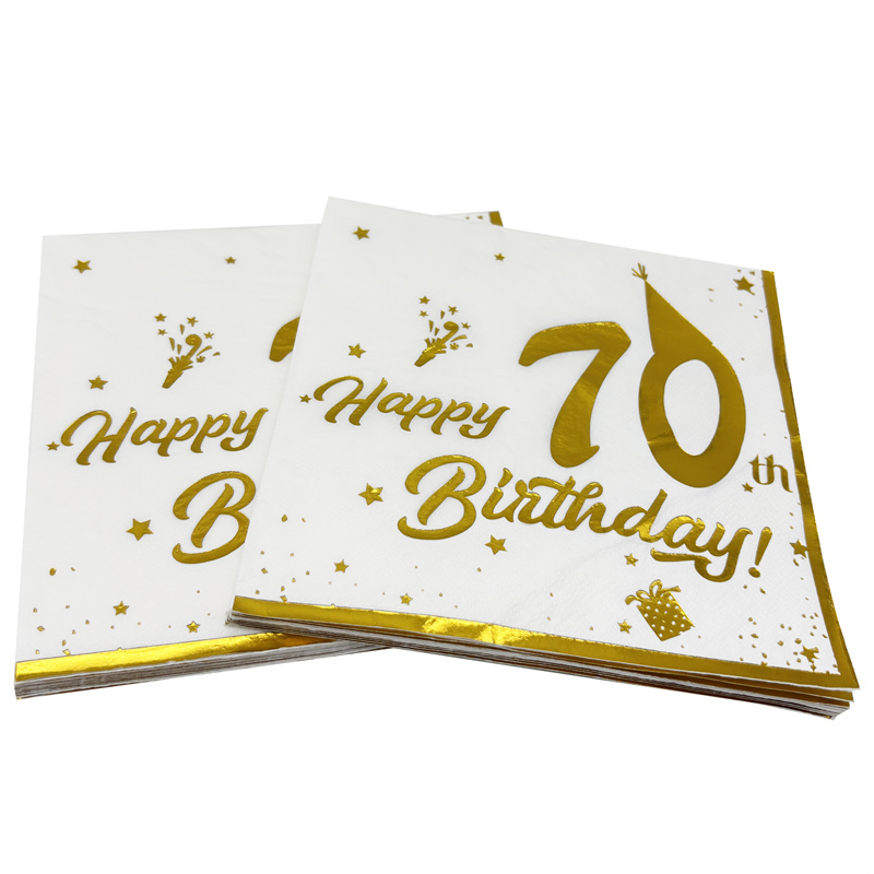 10Pcs Gold Happy 70th Birthday - огляд і ціна Table Number Gold