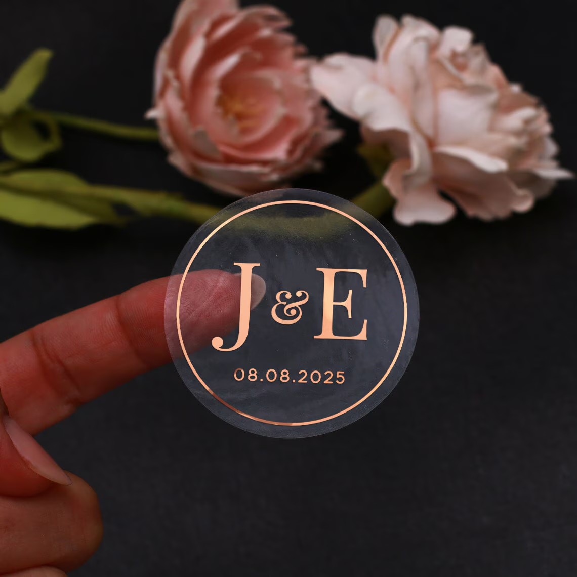 Clear Botanical Wedding Sticke - огляд і ціна Wedding Envelopes