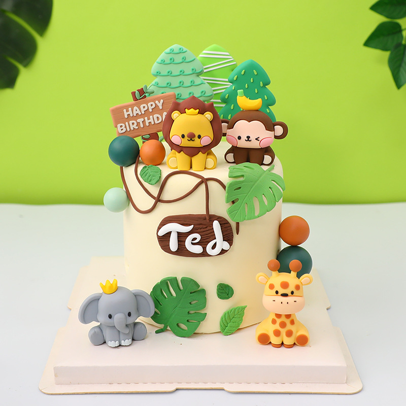 New Forest Jungle Animals Cake - огляд і ціна Wedding Zoo