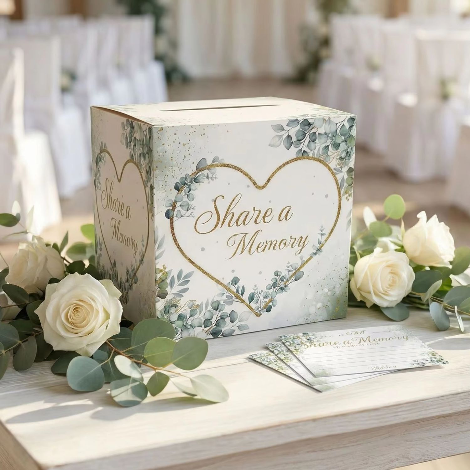 White Floral Wedding Card Box  - огляд і ціна Wedding Card Box