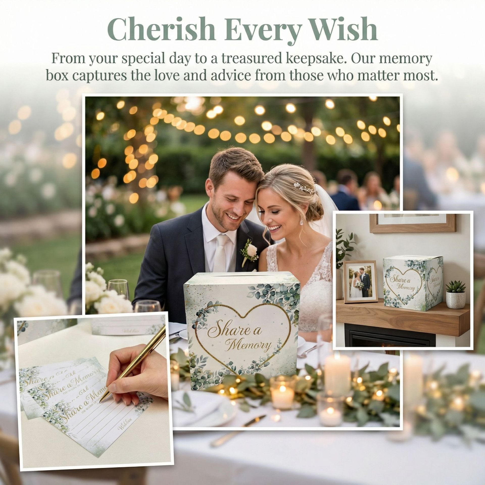White Floral Wedding Card Box  - огляд і ціна Wedding Card Box