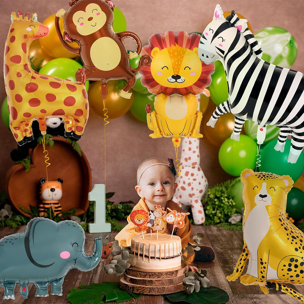 6 Pieces of Jungle Wild Animal - огляд і ціна Wedding Zoo