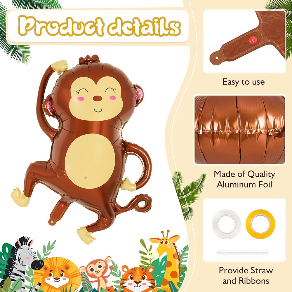 6 Pieces of Jungle Wild Animal - огляд і ціна Wedding Zoo