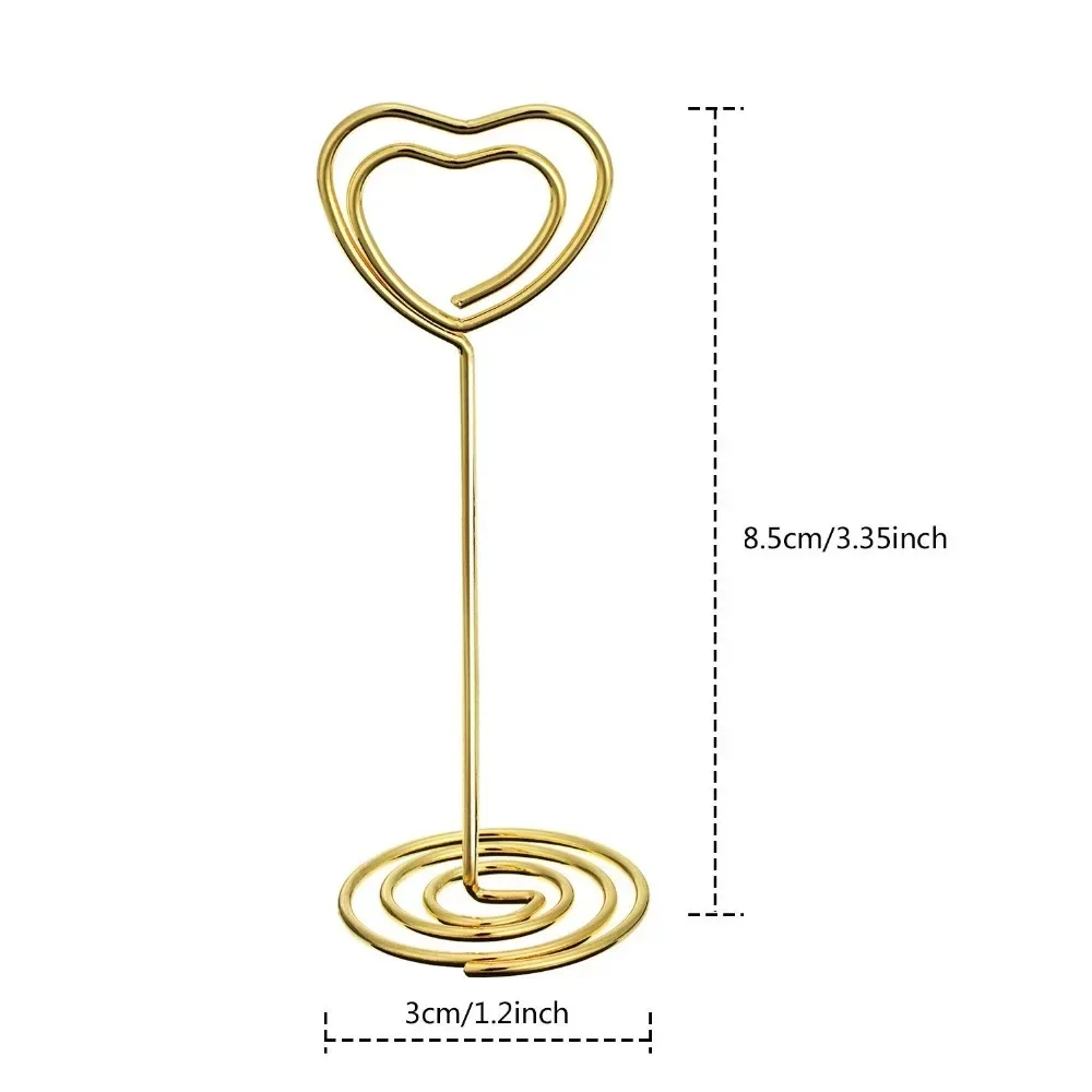 10pcs Heart Shape Table Number - огляд і ціна Table Number Gold