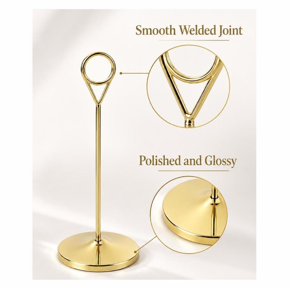 Portable Metal Table Number Ho - огляд і ціна Table Number Gold