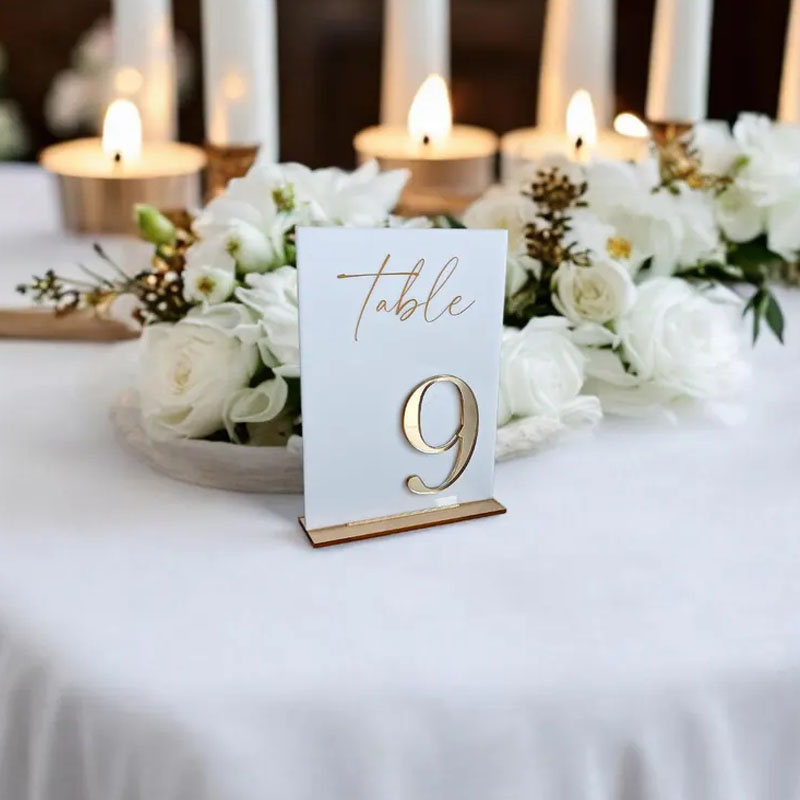 Wedding Table Numbers for Cere - огляд і ціна Table Number Gold