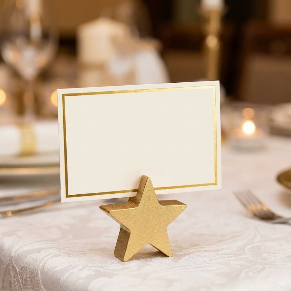 12PCS Star Heart Shaped Table  - огляд і ціна Table Number Gold